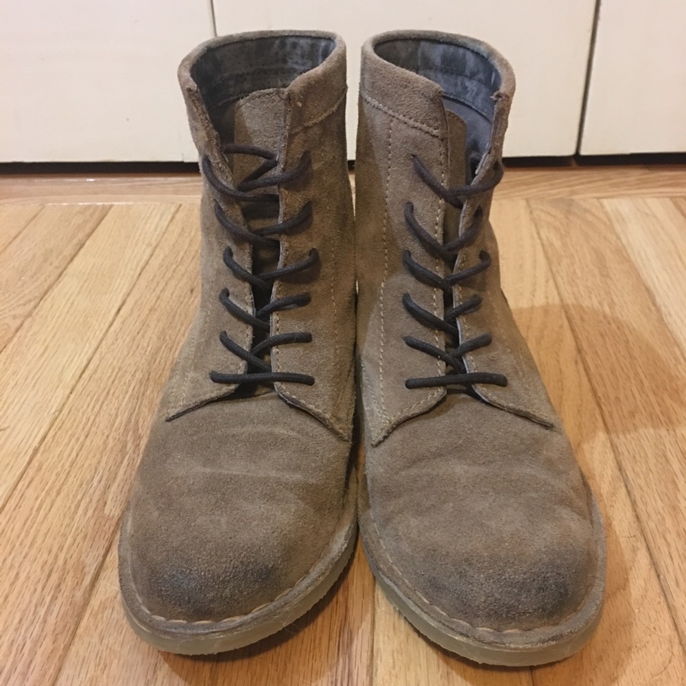 Naughty Monkey Shasta Peak Tan Combat Boots